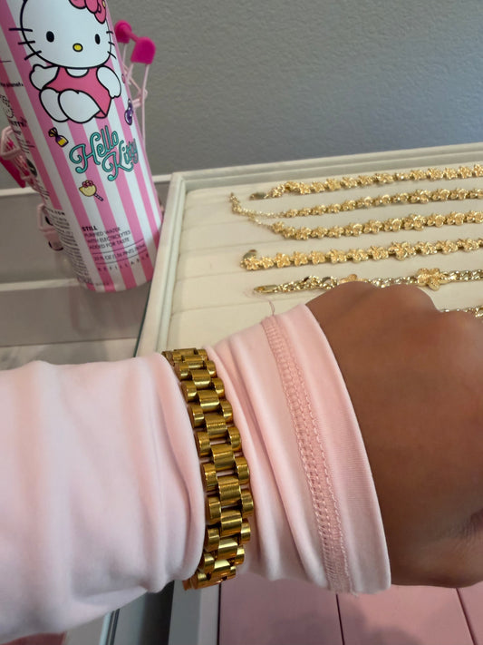 Gold Link Bracelet