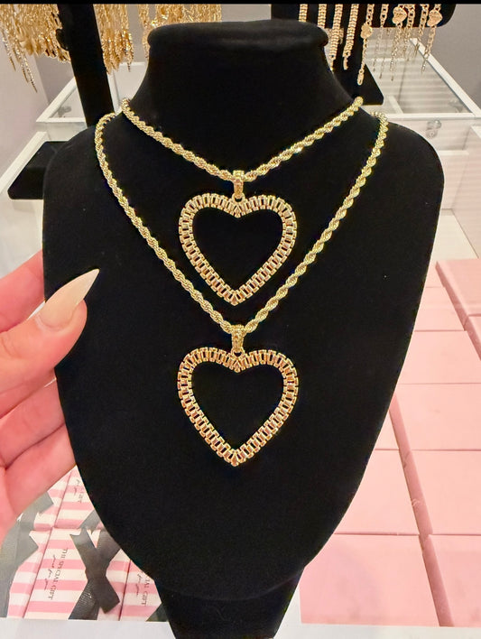 Gold Heart Necklace