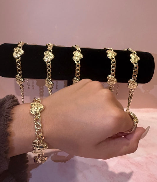 Heart Nugget Bracelet