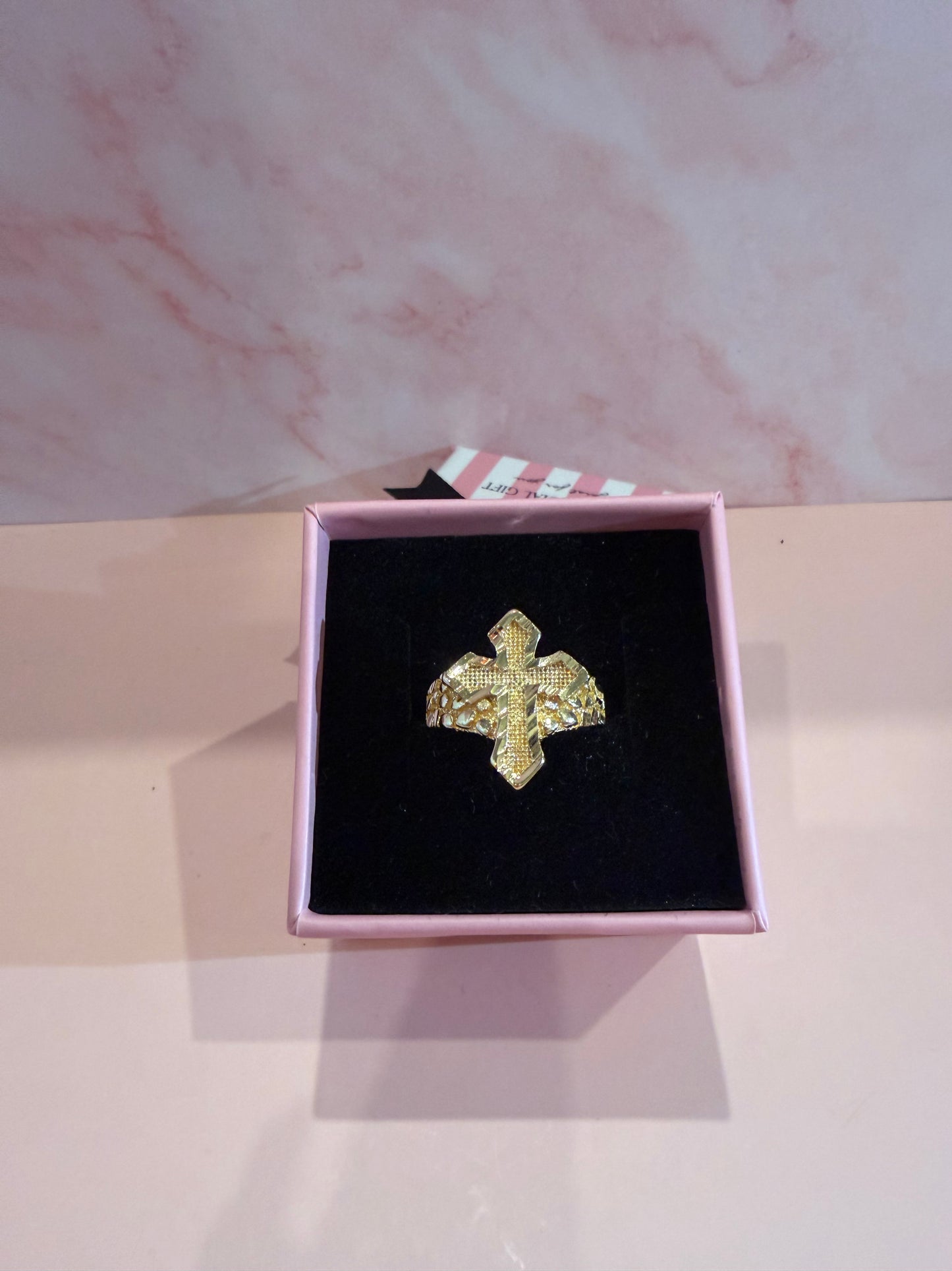 Gold Nugget Cross