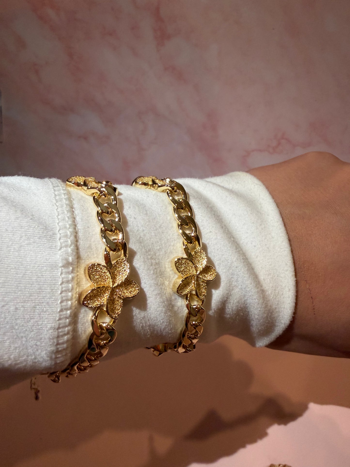 Hibiscus Link Bracelet