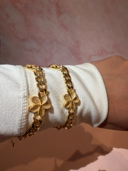 Hibiscus Link Bracelet