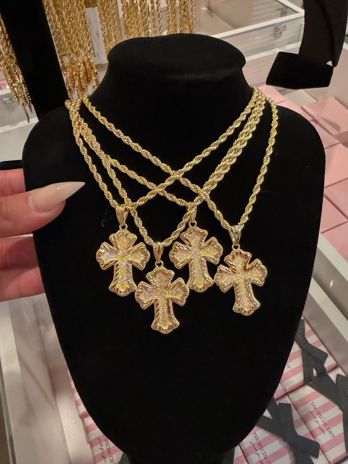 Gold cross Necklace